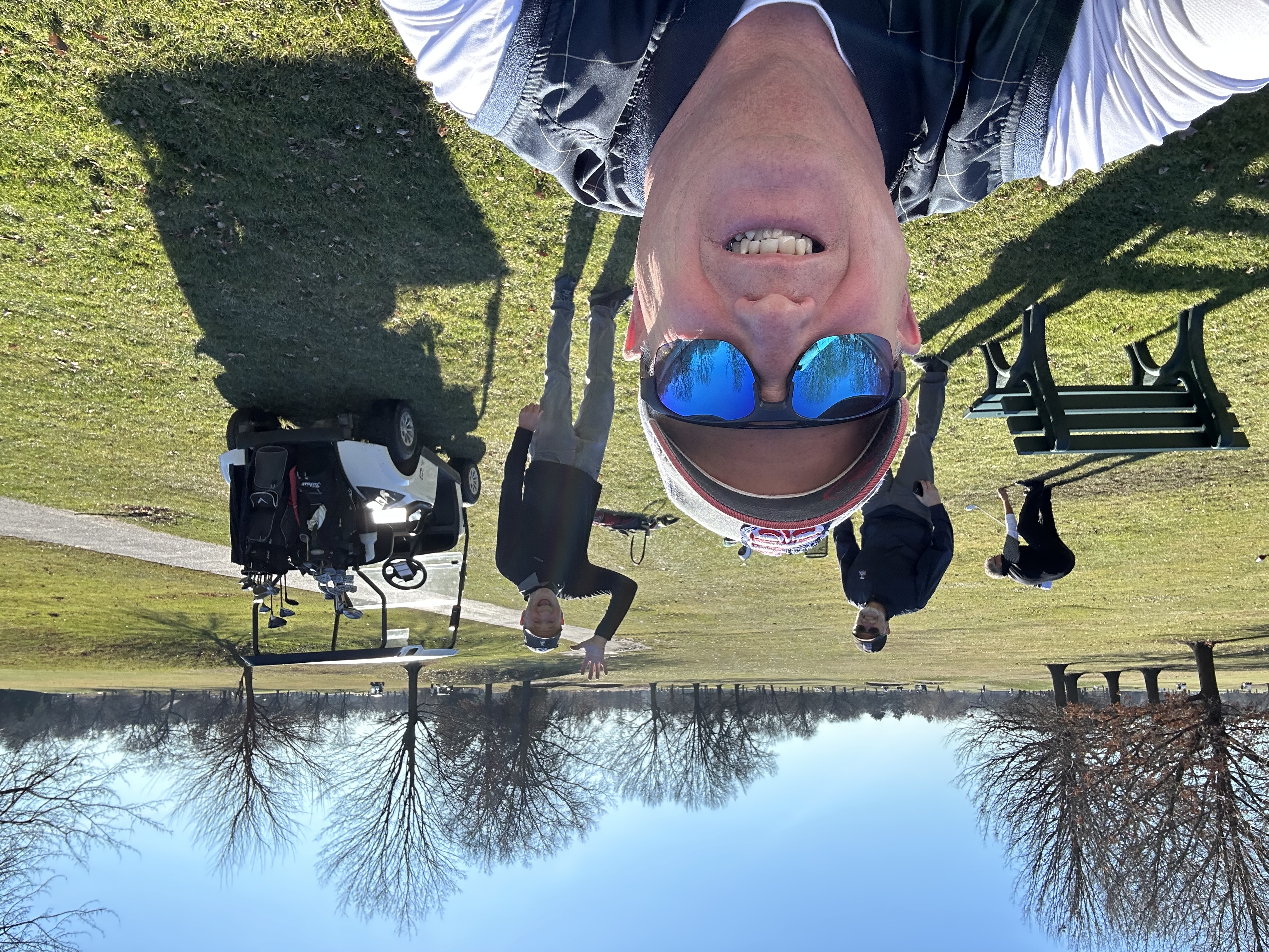 Rick Powell on a Michigan golf course with his regular Thursday group